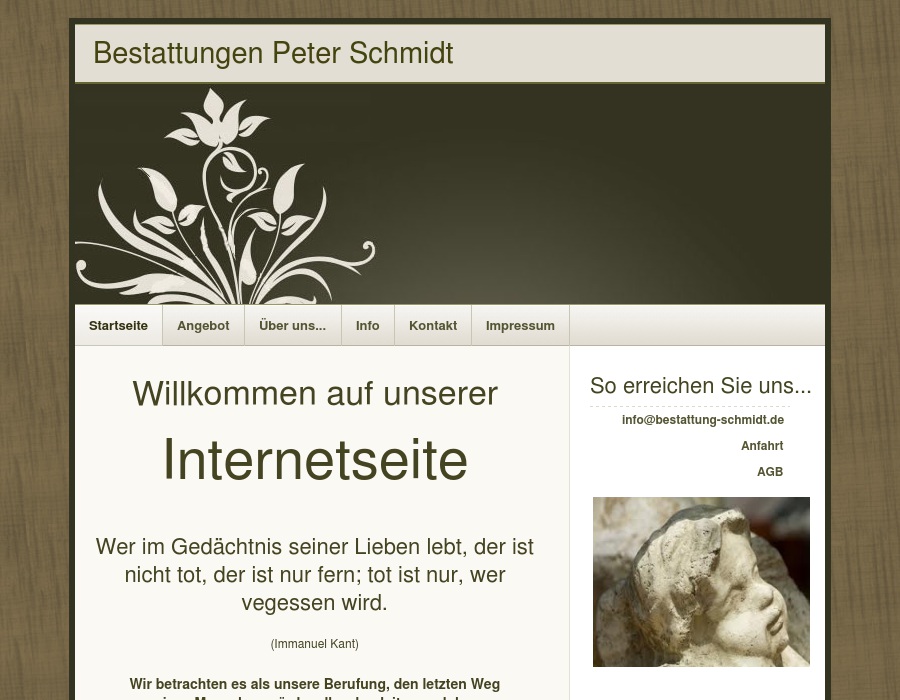 Bestattungsunternehmen Schmidt