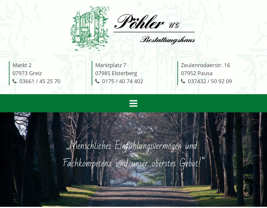 Bestattungshaus Pöhler