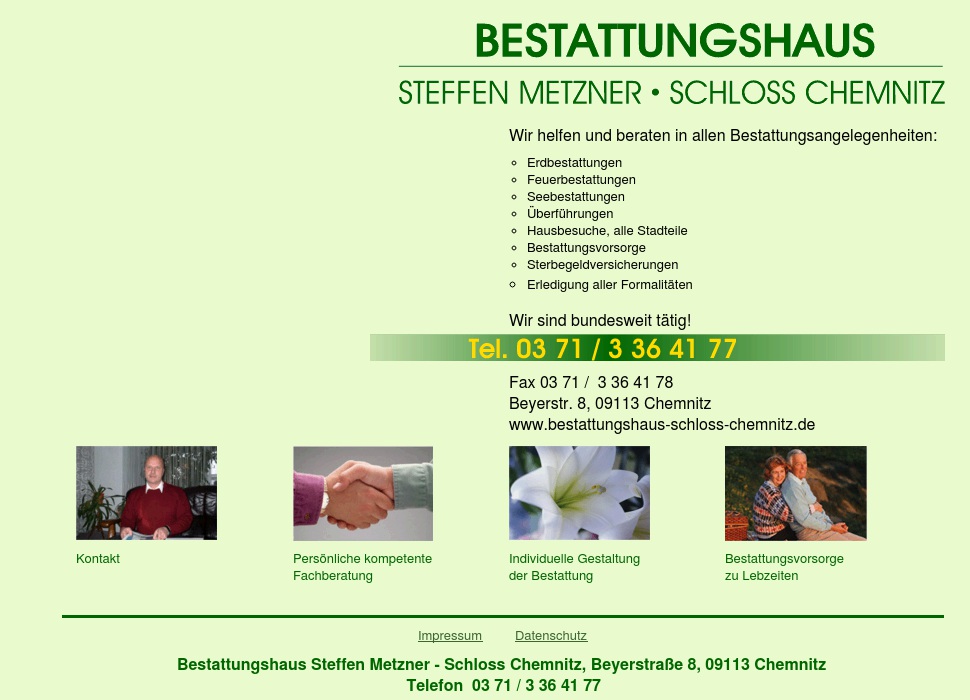 Bestattungshaus Schloss Chemnitz