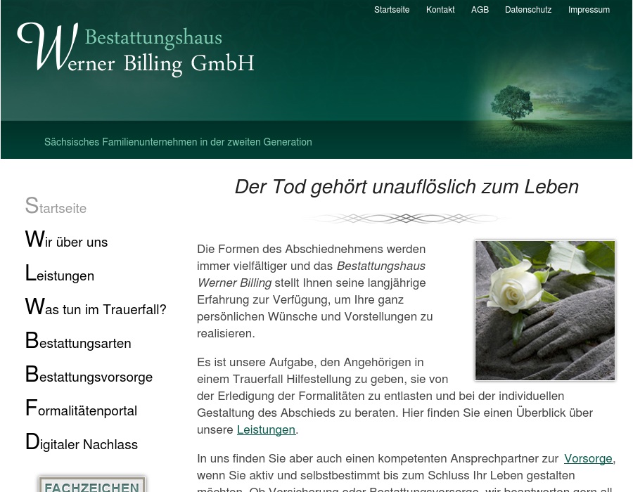 Bestattung Billing GmbH Bestattungshaus Werner Billing GmbH