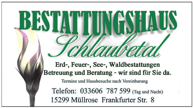 Logo: Bestattungshaus Schlaubetal