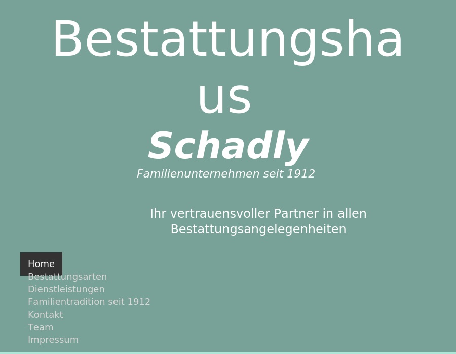 Schadly Bestattungshaus