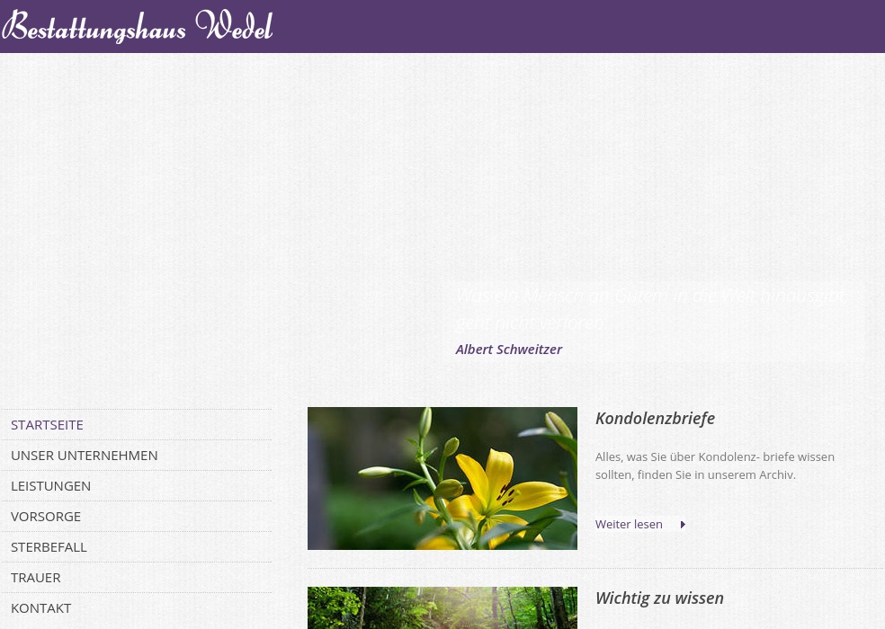 Wedel Bestattungshaus