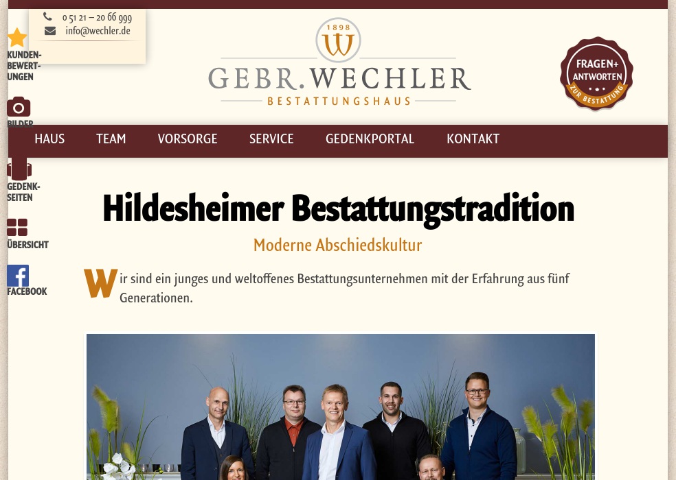 Bestattungshaus Gebr. Wechler GmbH