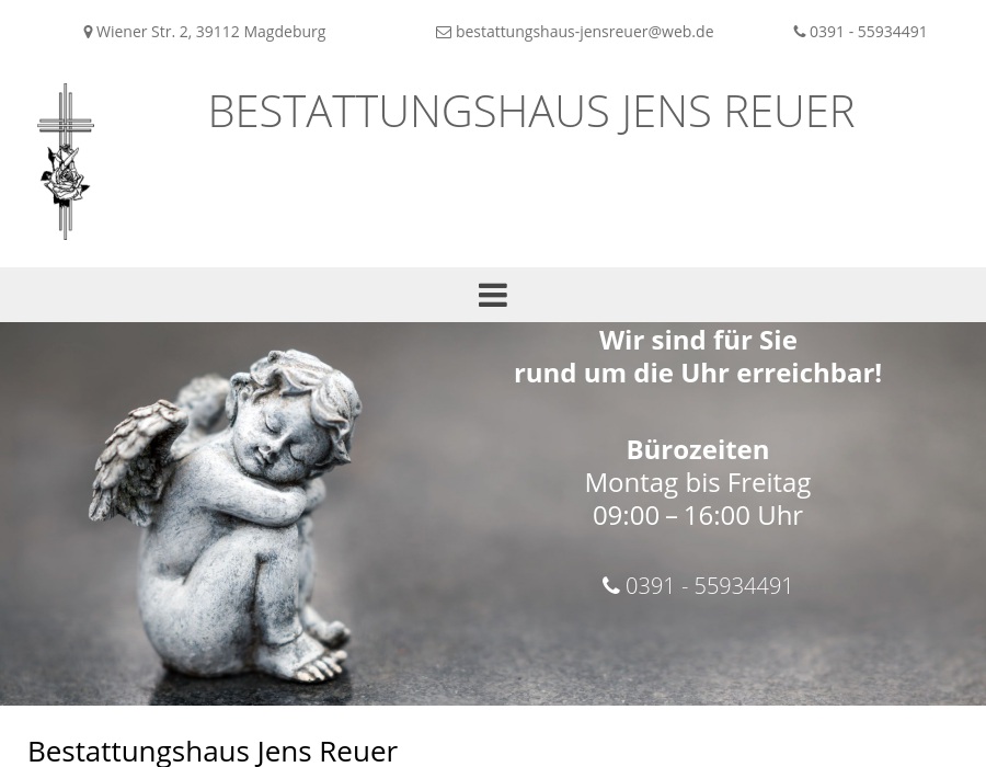 Reuer Jens, Bestattungshaus