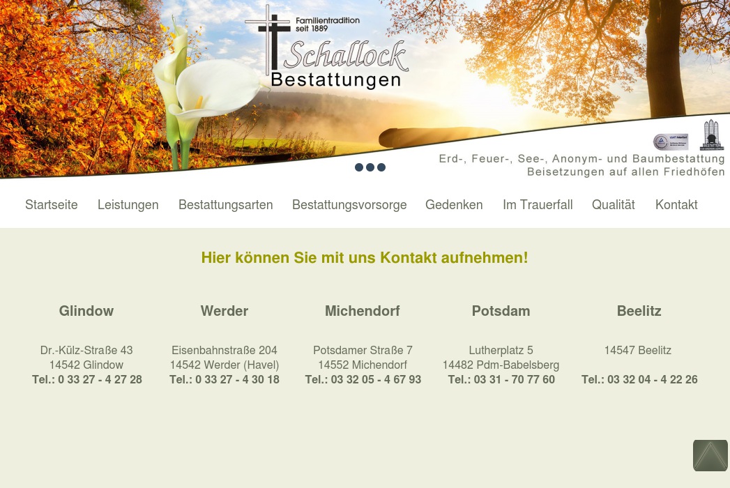 Beerdigungsinstitut Schallock