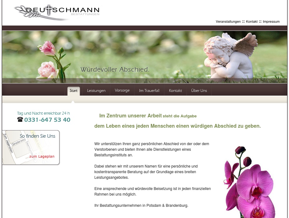 Beerdigungsinstitut DEUTSCHMANN BESTATTUNGEN