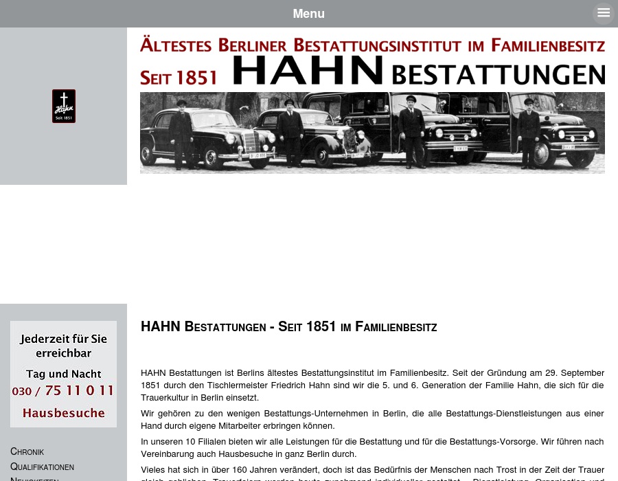 Hahn Bestattungen