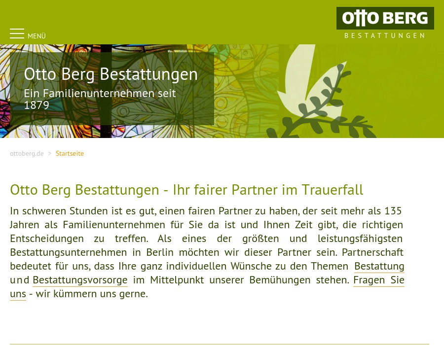 Berg Bestattungen GmbH & Co. KG, Otto