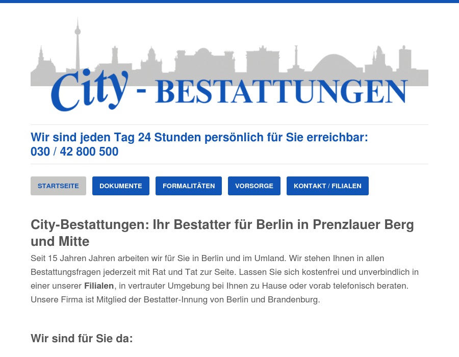 City-Bestattungen