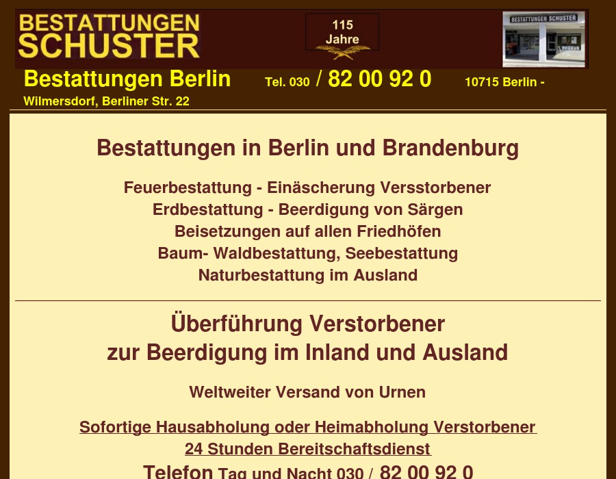 Bestattungsinstitut Schuster