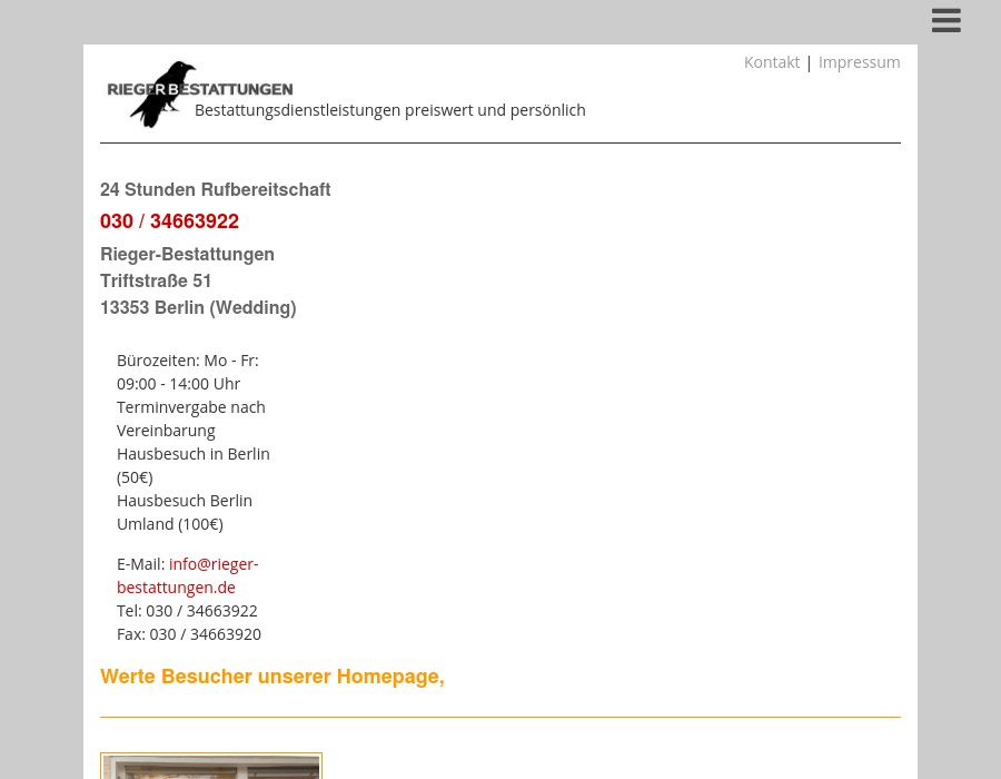 Rieger-Bestattungen Ltd.