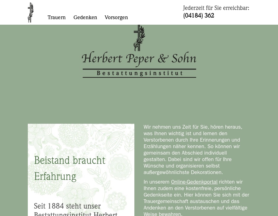 Herbert Peper & Sohn GmbH Bestatter