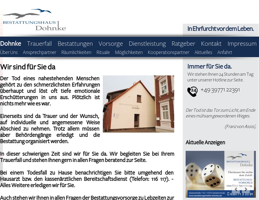 BESTATTUNG DOHNKE
