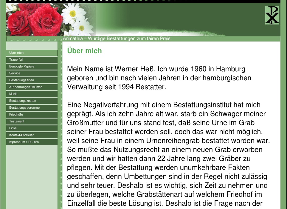 Arimathia Bestattungen Werner Heß