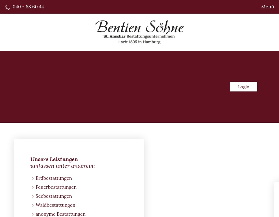 Bentien & Söhne Bestattungsunternehmen GmbH