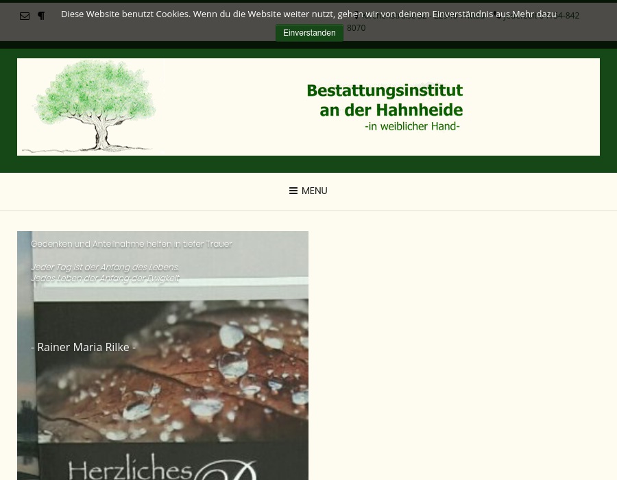 Bestattungsinstitut an der Hahnheide