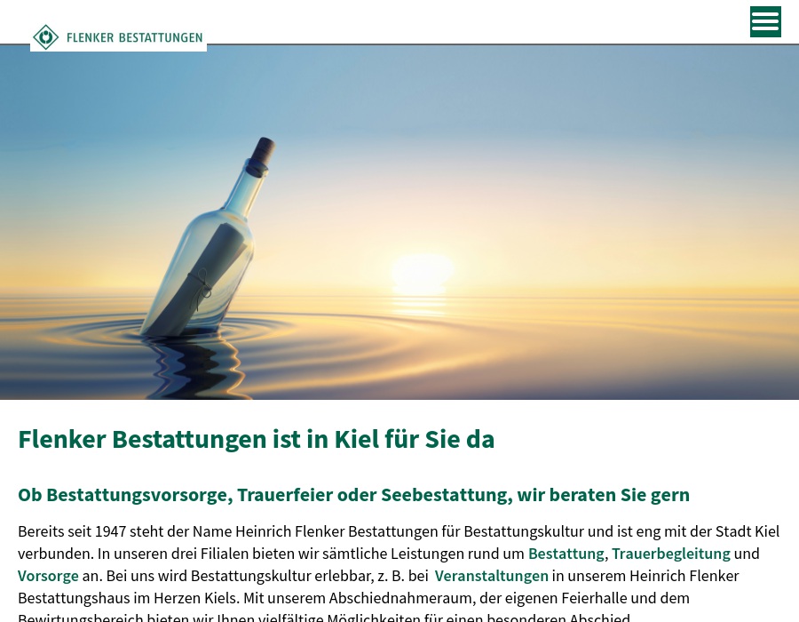 Flenker Bestattung Bestattungsunternehmen