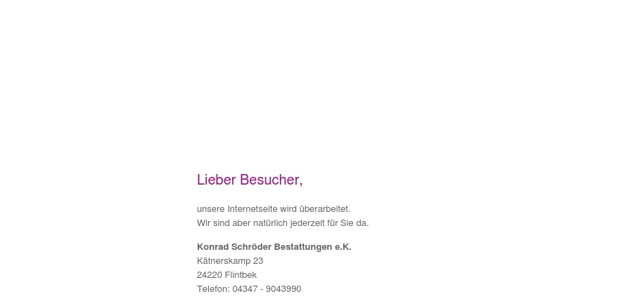 Schröder Konrad Bestattungen