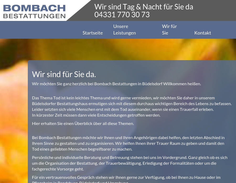 Bombach Bestattungen