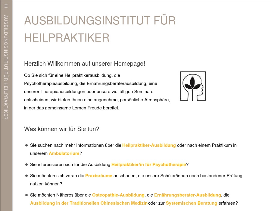 Ausbildungsinstitut für Heilpraktiker
