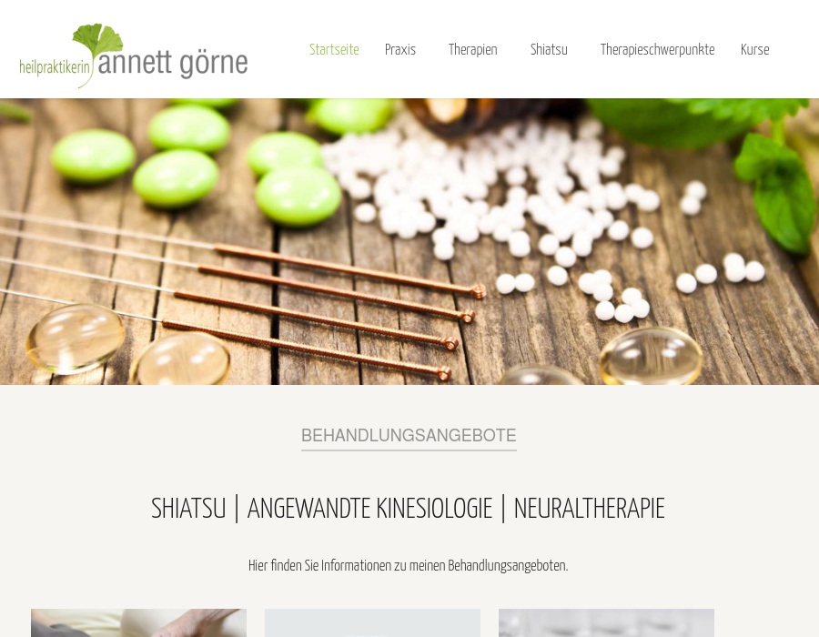 Görne Annett Praxis für Naturheilkunde und Shiatsu