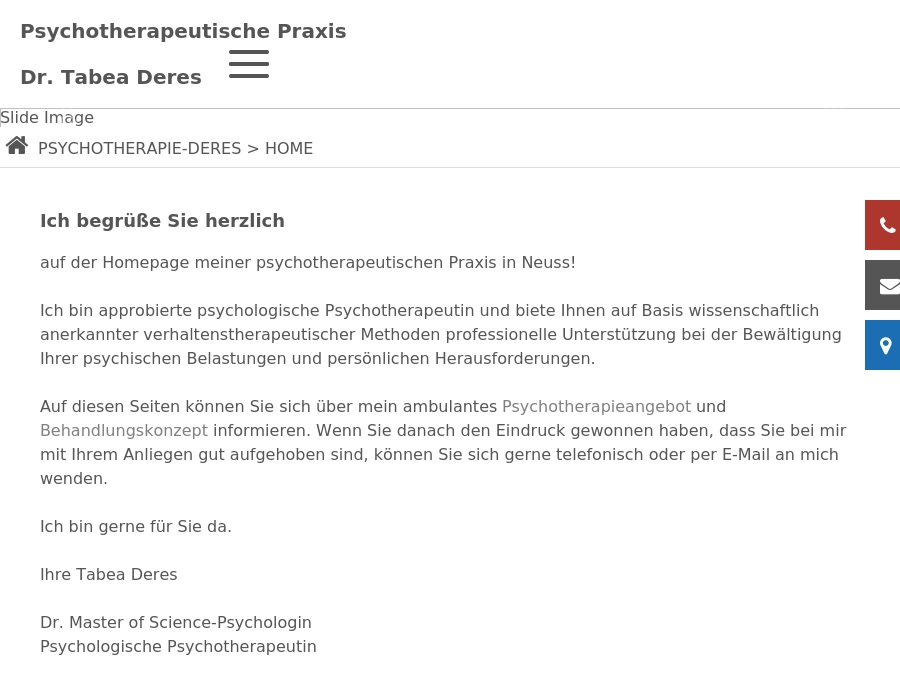 Psychotherapeutische Praxis Dr. Deres in Neuss