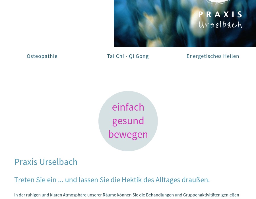 Funder Martin Heilpraktiker, Osteopathie, Krankengymnastik