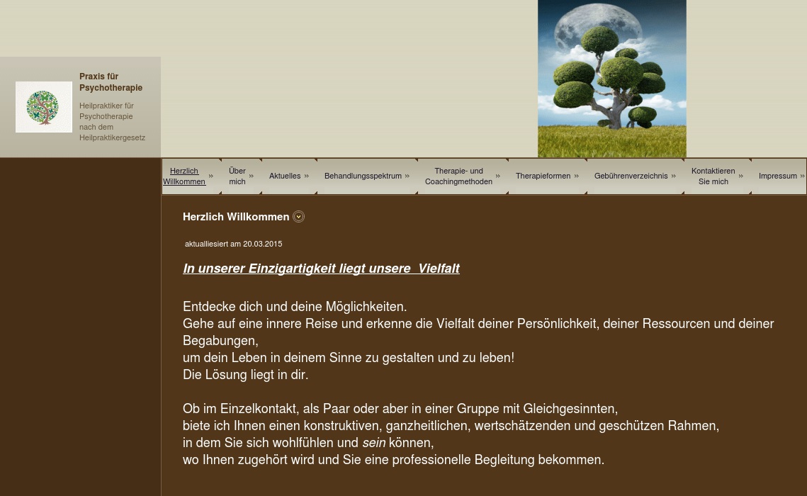 Praxis für Psychotherapie (Heilpraktiker für Psychotherapie nach dem Heilpraktikergesetz)