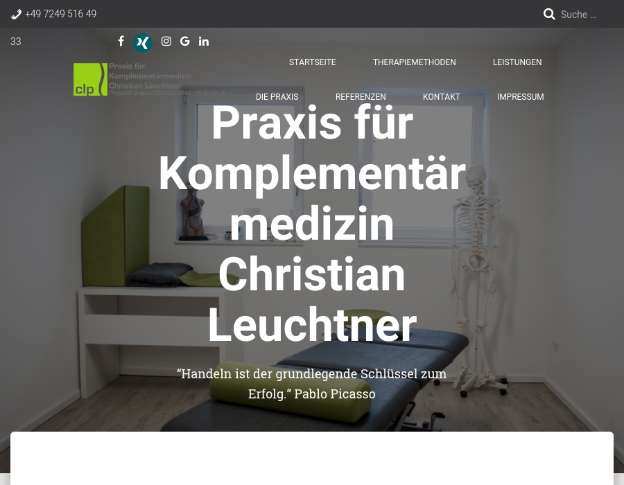 clp Praxis für Physiotherapie Christian Leuchtner