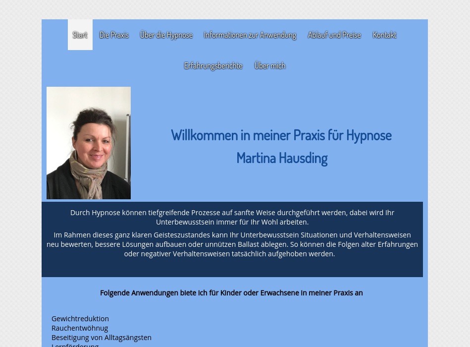 Fachpraxis für Hypnose