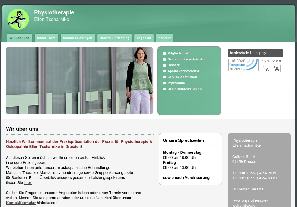 Praxis für Physiotherapie Ellen Tscharntke