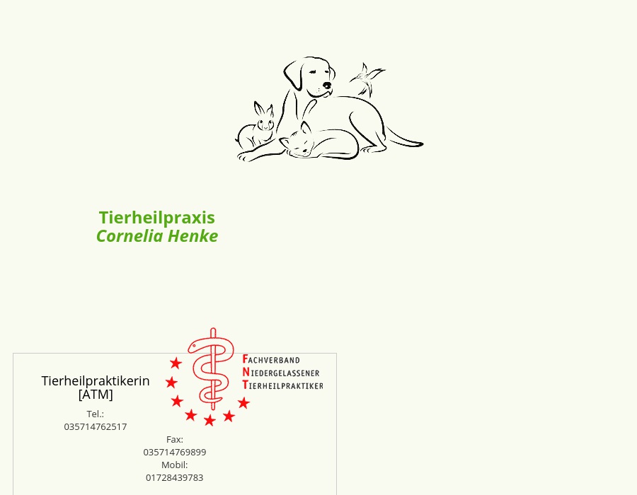 Naturheilpraxis für Tiere Cornelia Henke