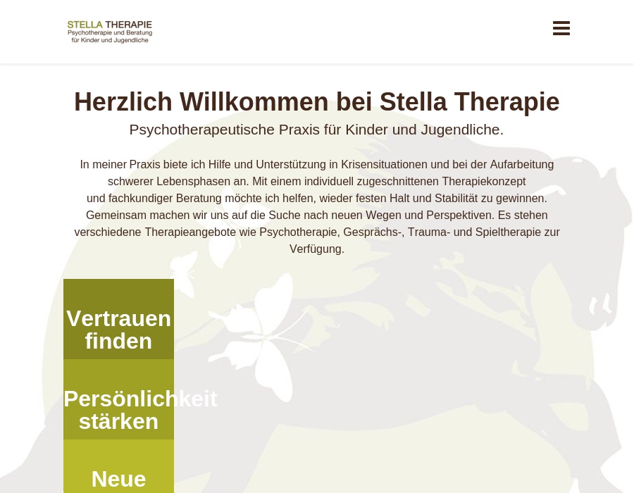 Stella Therapie - tiergestützte Psychotherapie für Kinder und Jugendliche, Katinka Wiesenmaier