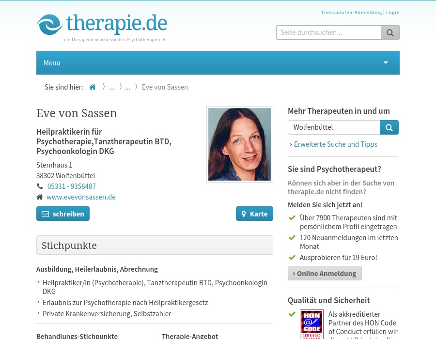 Praxis für Psychotherapie (HPG)