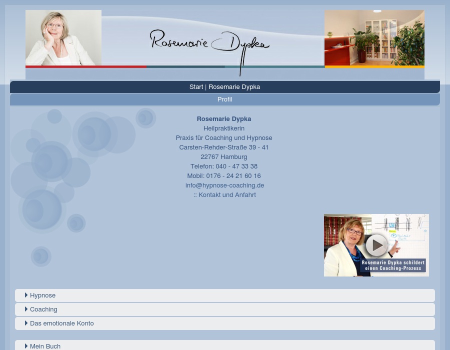 Dypka Rosemarie Hypnosetherapie