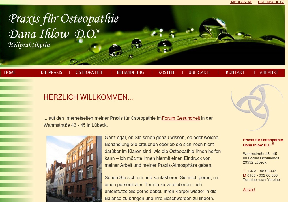 Praxis für Osteopathie Dana Ihlow