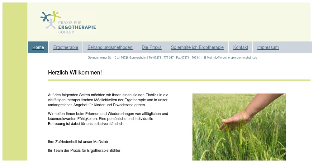 Böhler Eberhard, Ergotherapiepraxis