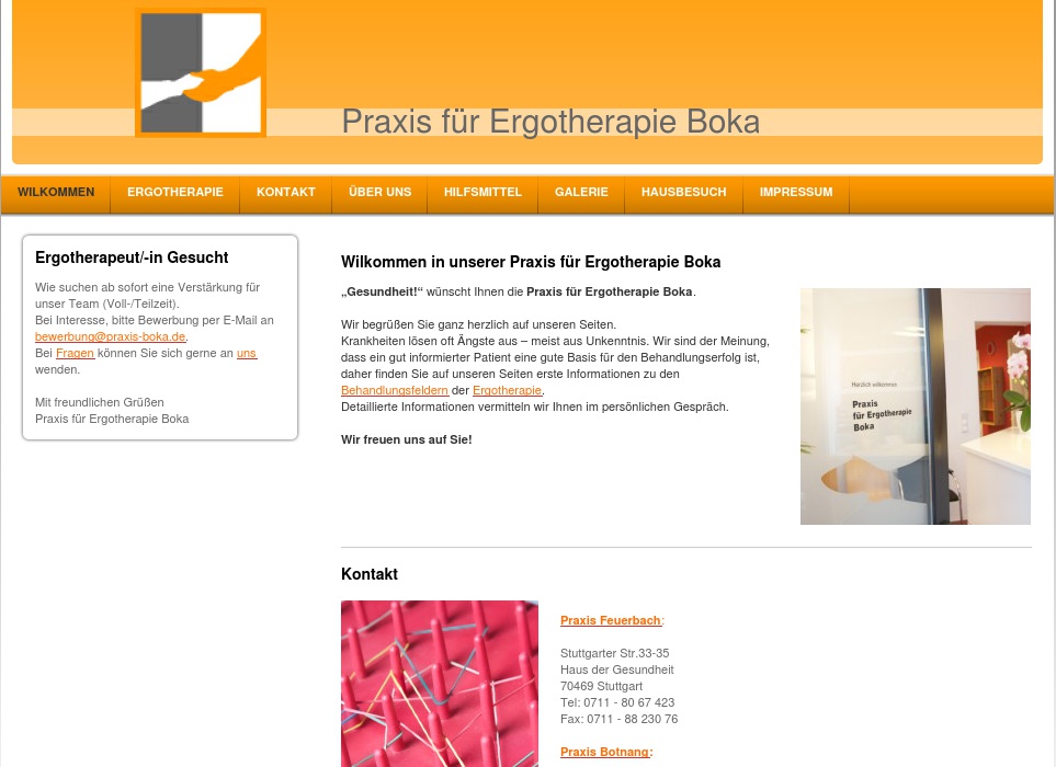 Boka Praxis für Ergotherapie