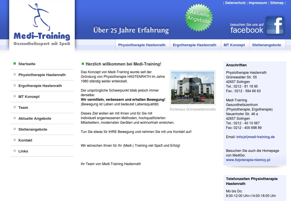 Medi-Trainnig Physiotherapie Hastenrath