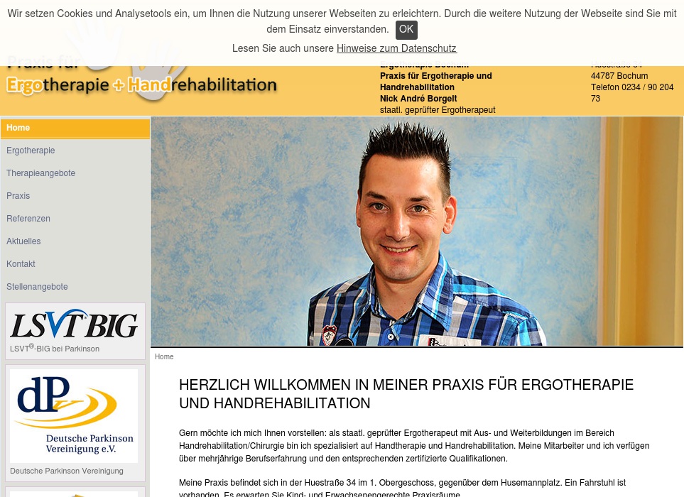 Praxis für Ergotherapie & Handrehabilitation Nick André Borgelt