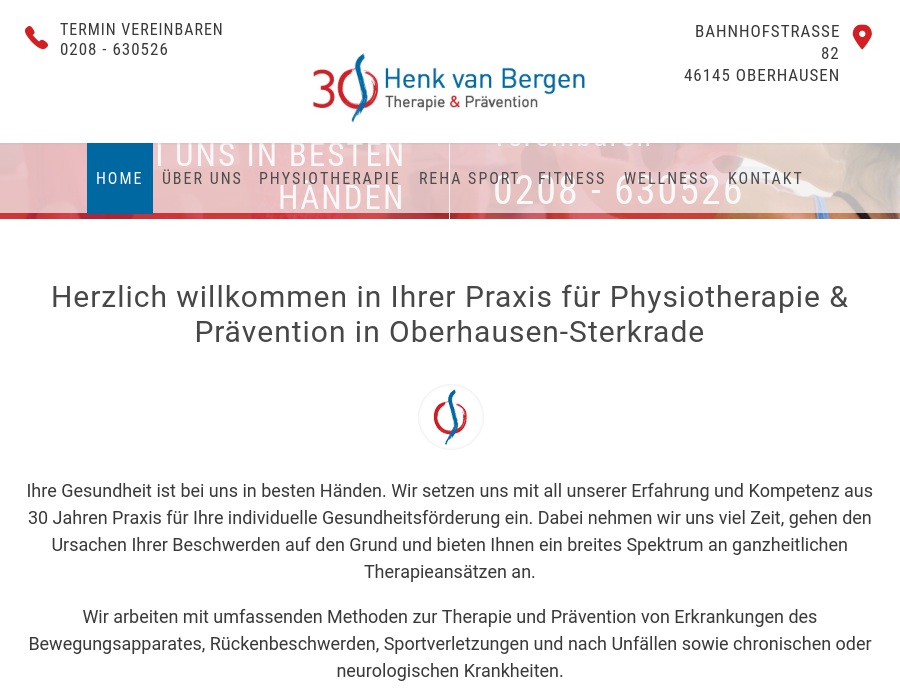Ambulante Physiotherapie van Bergen