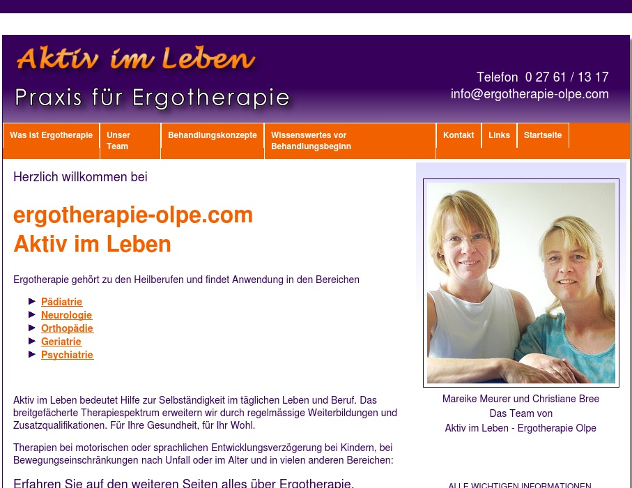 Aktiv im Leben Ergotherapie Mareike Meurer