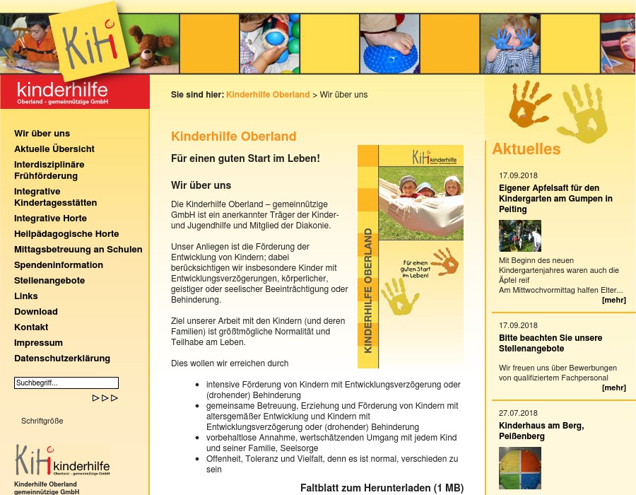 Kinderhilfe Oberland - gemeinnützige GmbH