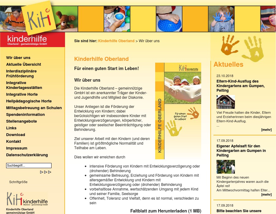 Kinderhilfe Oberland - gemeinnützige GmbH