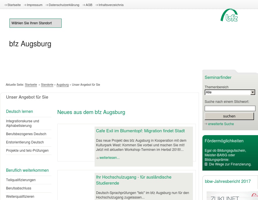 Berufliche Fortbildungszentren der Bayerischen Wirtschaft (bfz) gGmbH