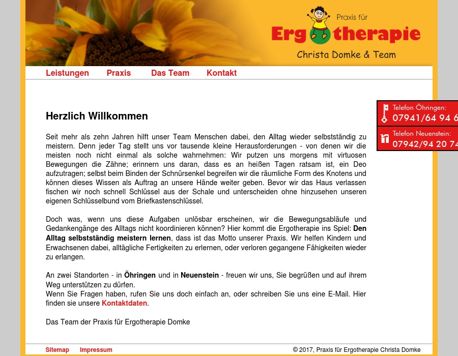 Domke Christa, Praxis für Ergotherapie