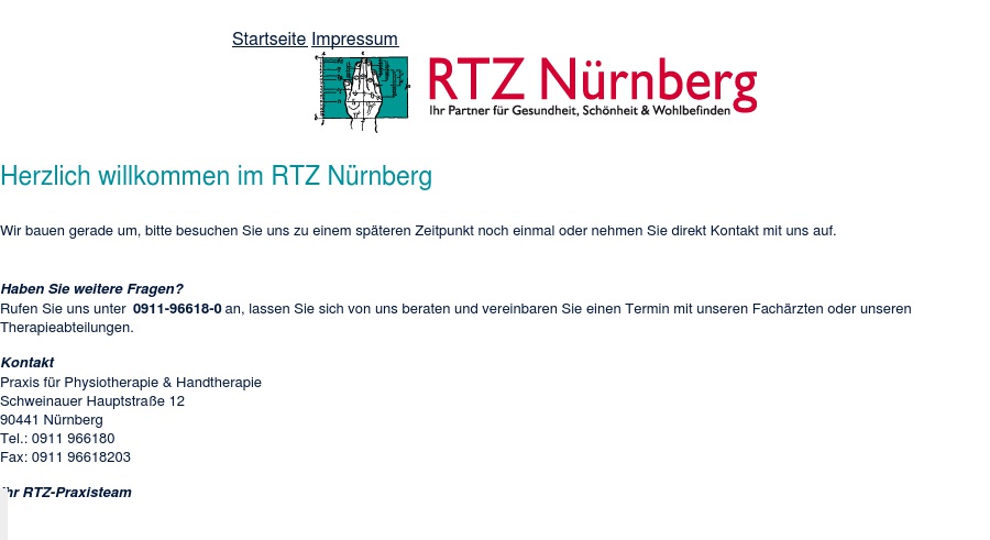 Ergotherapie im RTZ, Fiedler V., Lommer P.