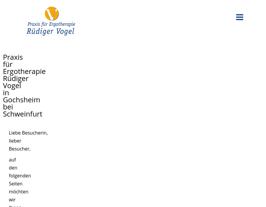 Ergotherapie Vogel Rüdiger