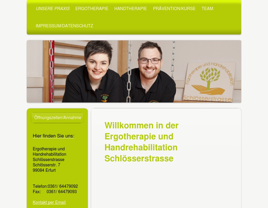 Ergotherapie und Handrehabilitation Schlösserstrasse
